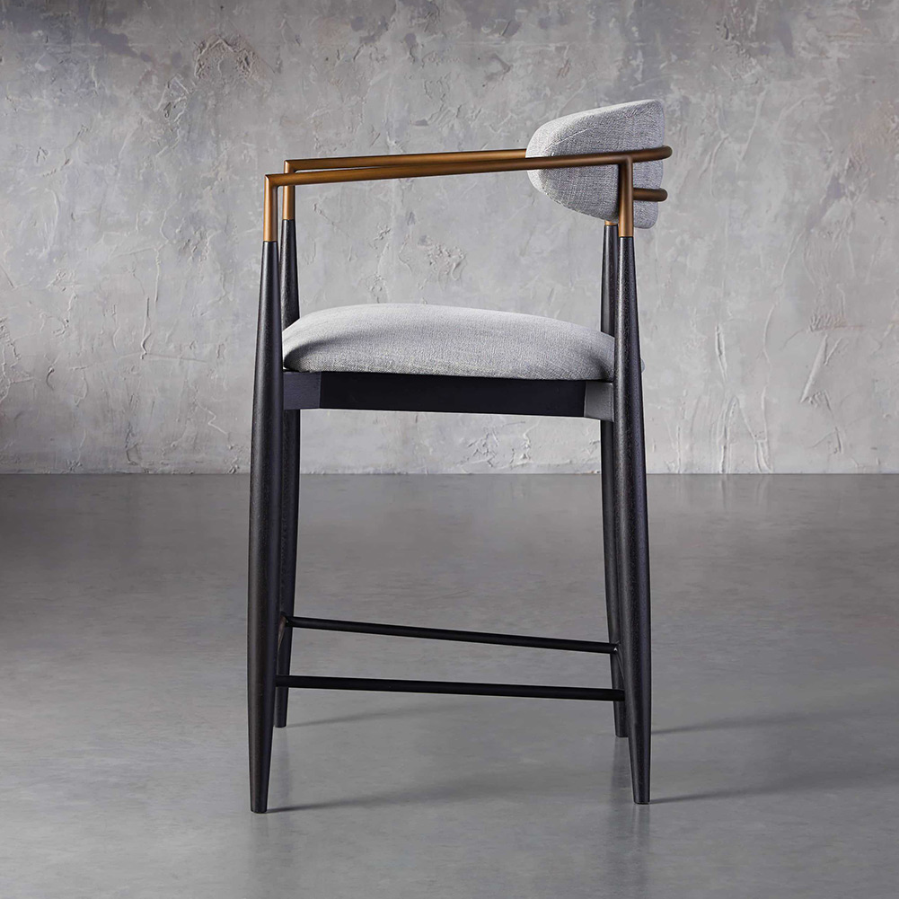 Elegant Alloy Frame Home White Metal Barstools syöttötuoli 