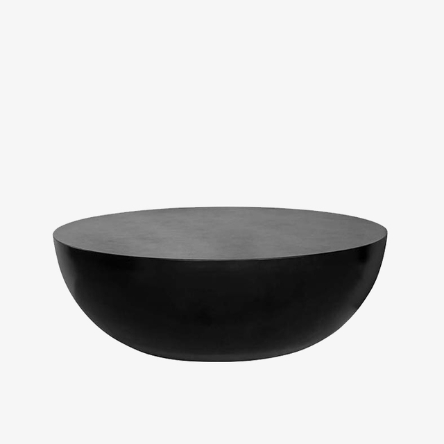 Sisä-/ulkokäyttöinen pyöreä betoninen sohvapöytä