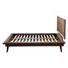 Moderni ylellinen Walnut Platform -sänky 