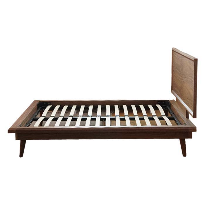 Moderni ylellinen Walnut Platform -sänky 