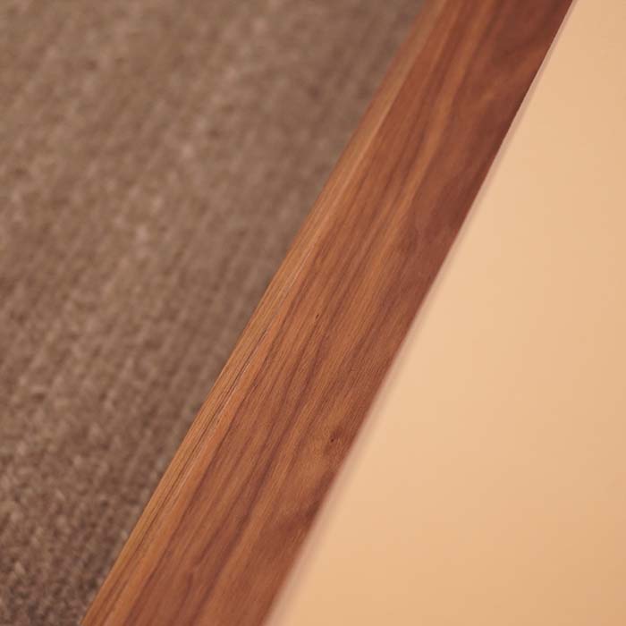 Moderni ylellinen Walnut Platform -sänky 