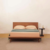 Moderni ylellinen Walnut Platform -sänky 