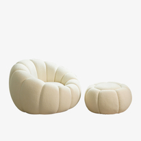 Pumpkin Lazy kääntyvä sohvatuoli Nordic Cloud Cute Chair