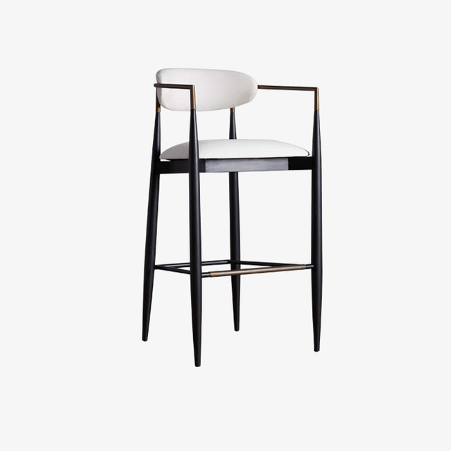 Elegant Alloy Frame Home White Metal Barstools syöttötuoli 