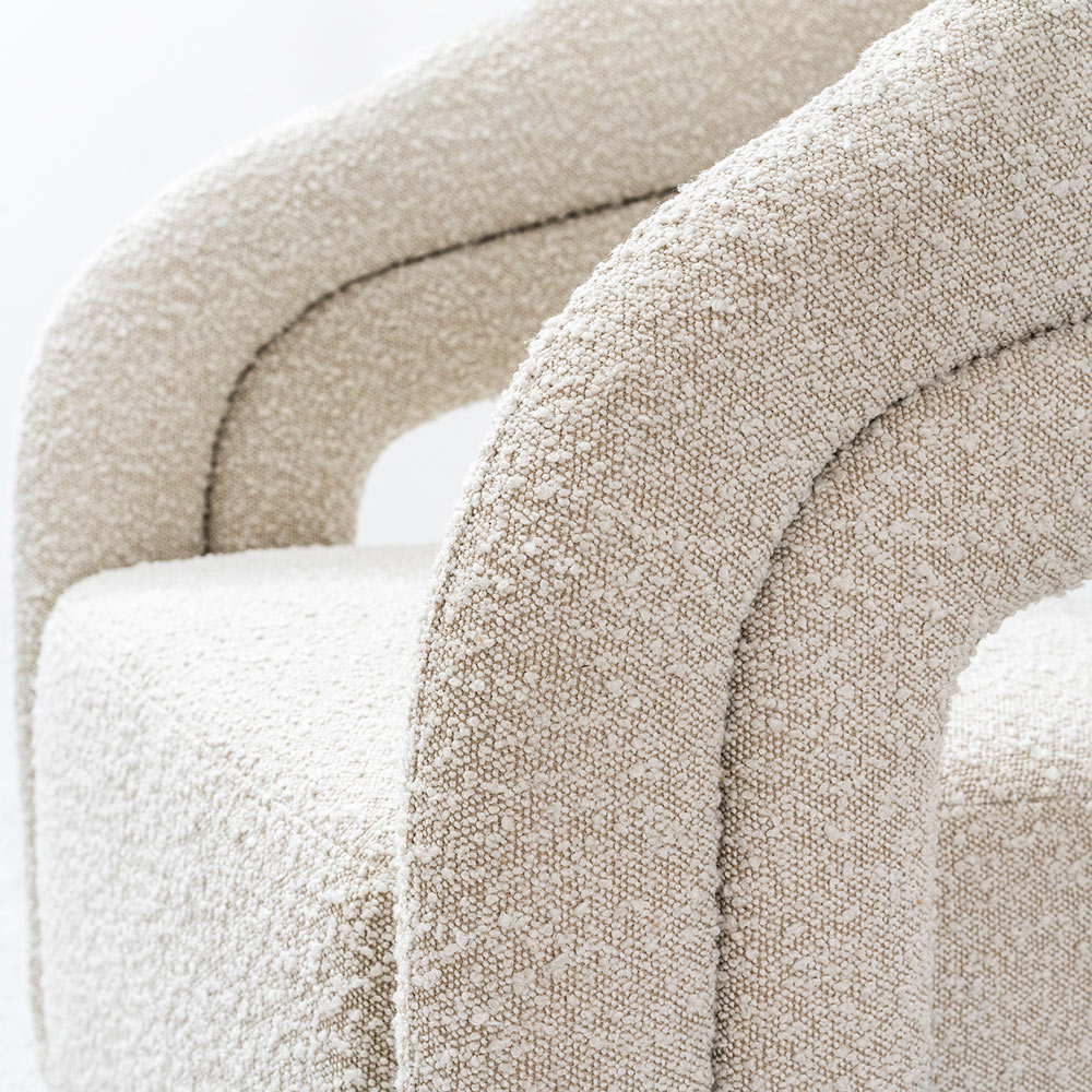 Tukkukauppa boucle lepotuoli