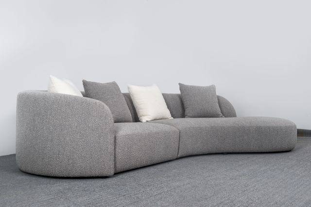 Kangas Modernit kaarevat sohvat