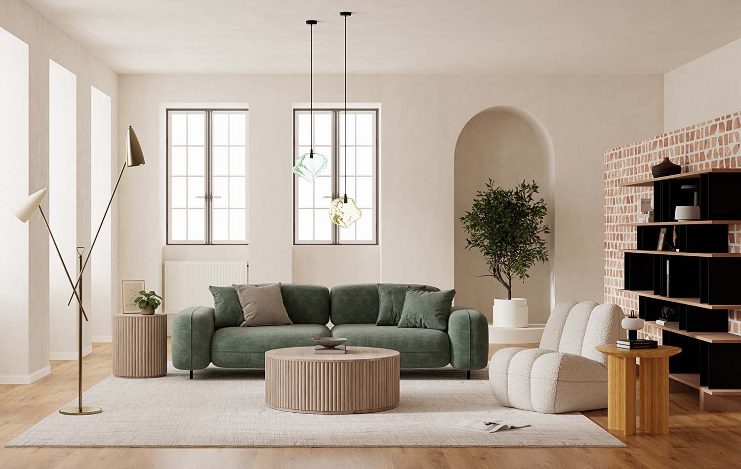Tutustu MIGLIOn minimalistisen kahden istuttavan sohvan unenomaiseen mukavuuteen