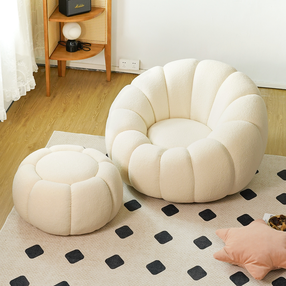 Pumpkin Lazy kääntyvä sohvatuoli Nordic Cloud Cute Chair