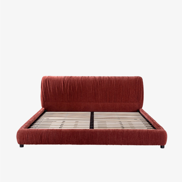 Moderni Velvet King Bed Frame -pehmustettu alustasänky